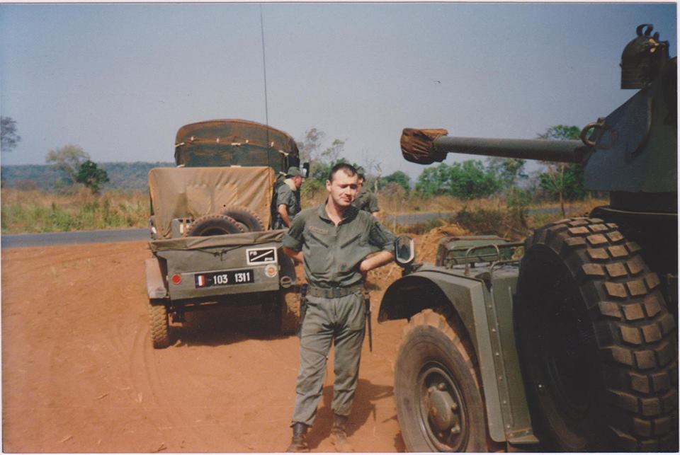 Lames de l'armée française des années 60 à 2000 Bangui17