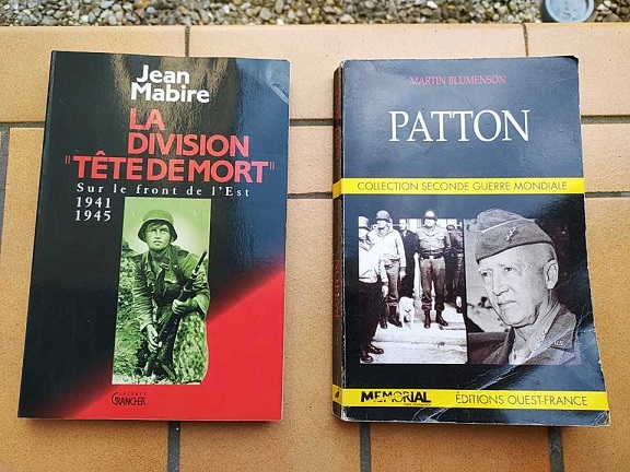 Livre Patton et dedicace jean mabire  Lot_0941