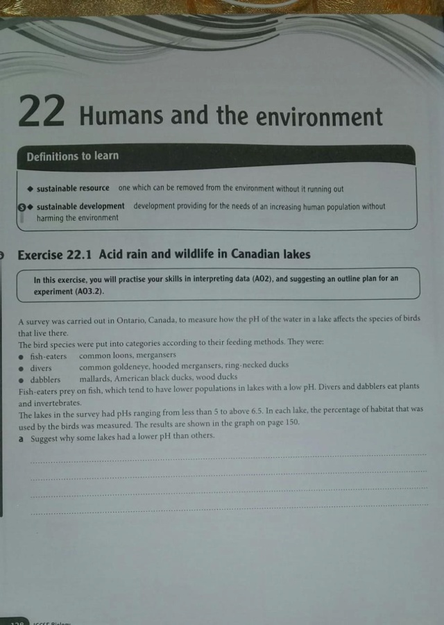 Humans and the environment  7f5ca410