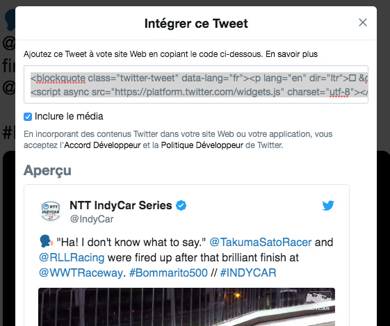 Insérer un tweet(2) Tweet_10