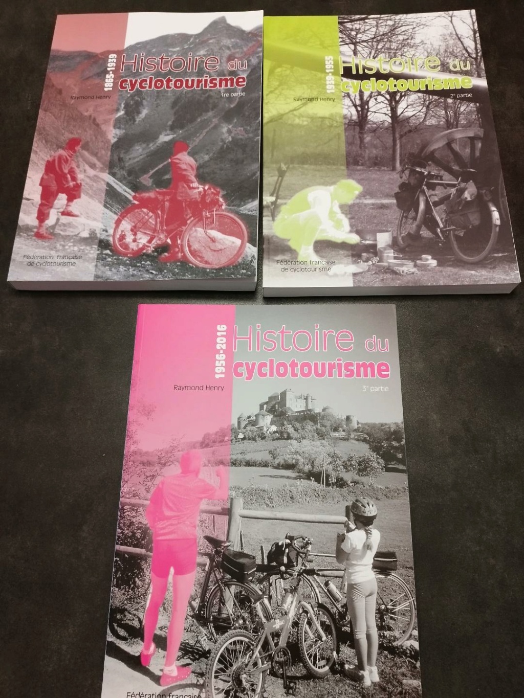 Histoire du cyclotourisme en trois tomes par Raymond HENRY Histo110