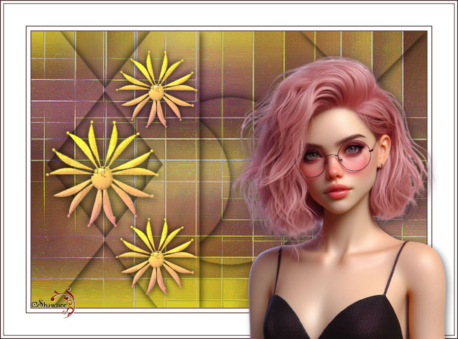 Pink hair and glasses de Karin  Pink_h10