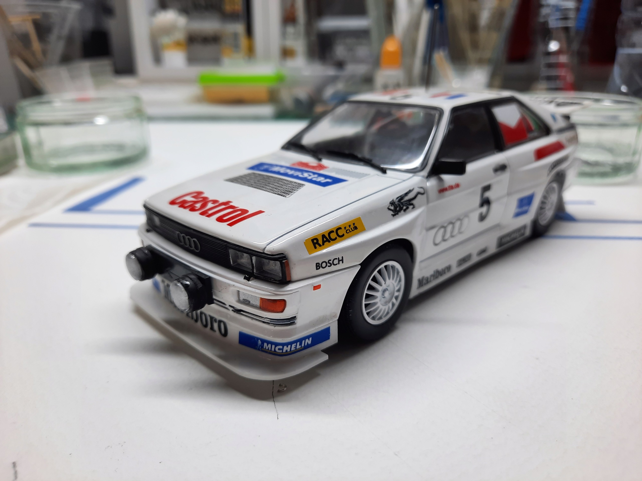 Diorama.....Audi Quattro en Rallye 1983 710