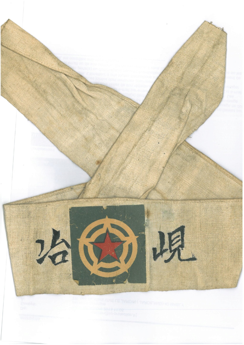 Bandeau de tête Chinois ou Japonais Bandea19