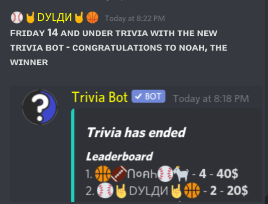 New Trivia Bot Friday Game Forum_10