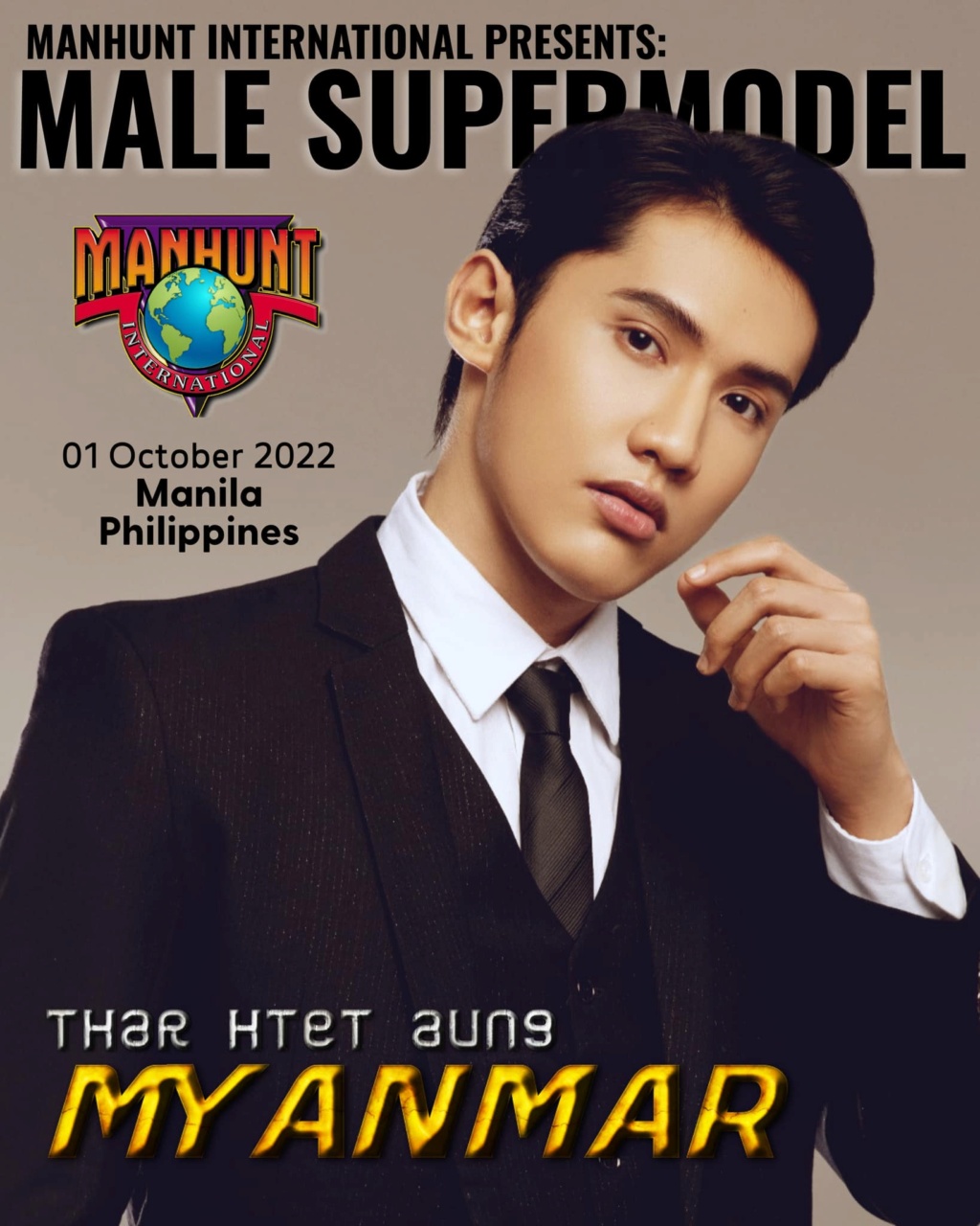 The 21st Edition of Manhunt International will be held in Manila, Philippines on the 1st of October 2022! Winner is Australia! 30167611