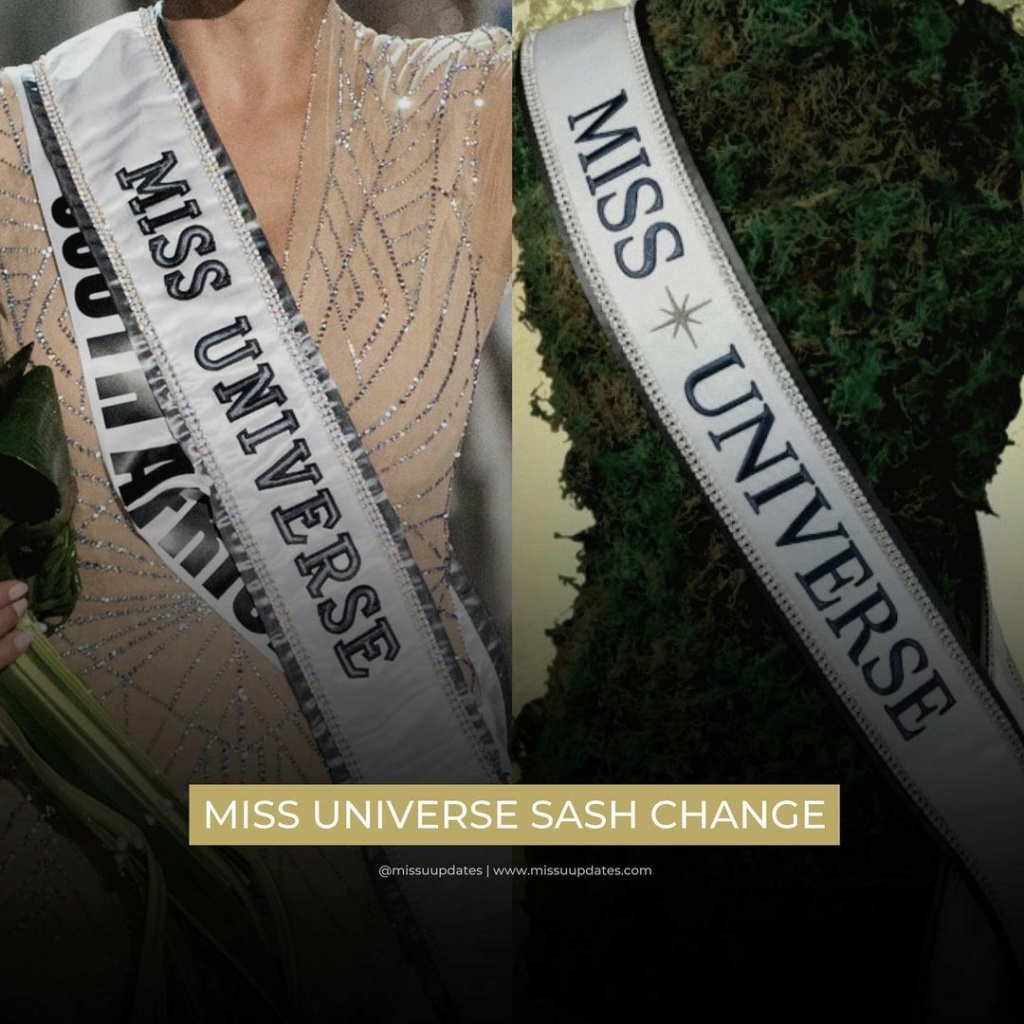 Miss Universe NEW SASH ???? It’s out!! 32118710