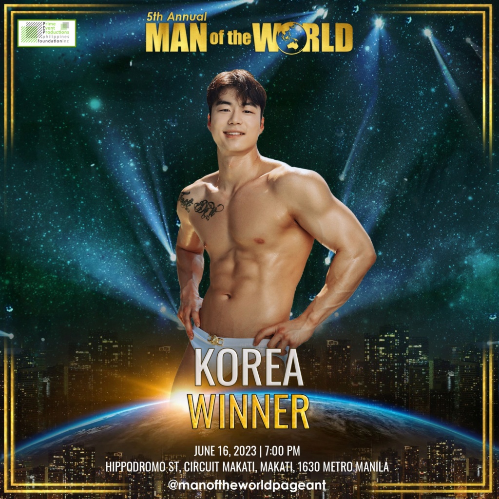 MAN of the WORLD Pageant 2023 is Korea - Page 4 35404611