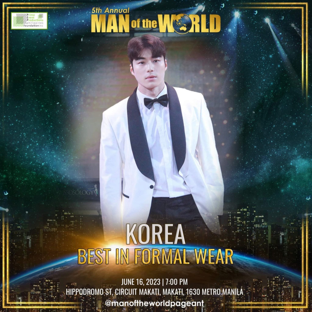 MAN of the WORLD Pageant 2023 is Korea - Page 3 35424110