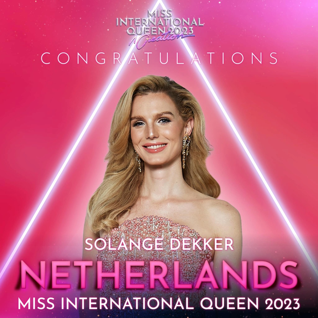 Miss International Queen 2023 is the Netherlands 35549110
