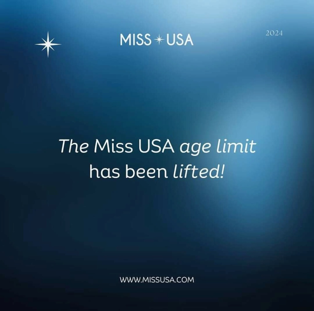 Miss USA Age limit has been lifted. Fb_i7387