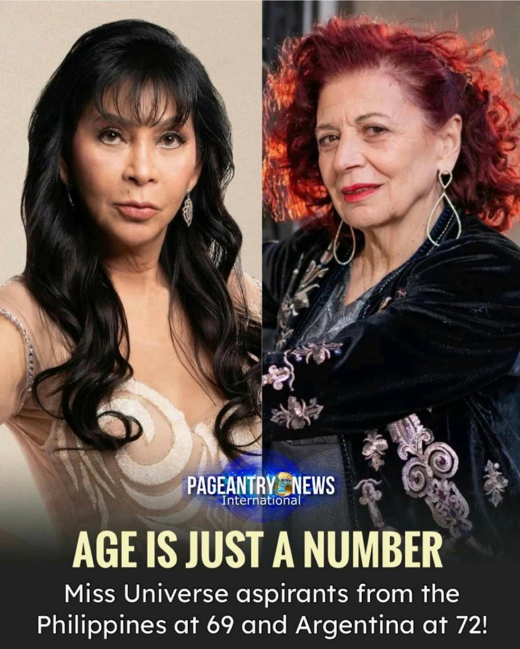 Age is just a number for these two Miss Universe aspirants.  Fb_i7388