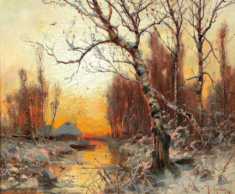 Зима на картинах европейских художников 19 века - Страница 2 Photo134