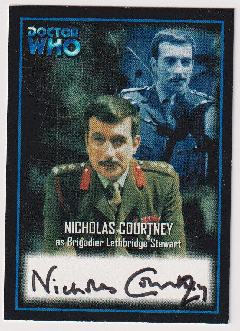 Wanted: Nicholas Courtney autograph trading card Nic110