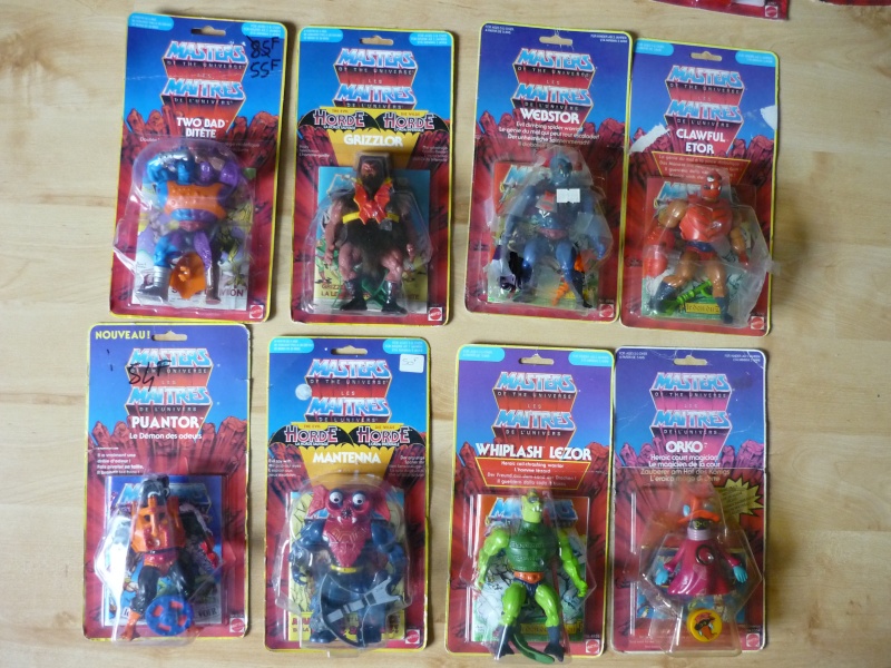 COLLECTION DE BLISTERS MOTU VINTAGE 09110