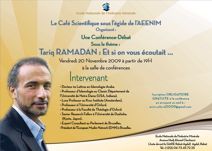 Tariq RAMADAN à Rabat le 20/11/09 Tariq_10