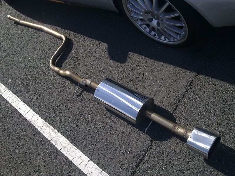 Audi A4 B5 1.8T stainless exhaust system Stainl10