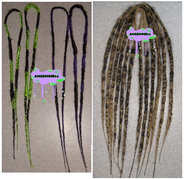 Dreads synthétiques et wool, cyberlox, masque cyber... Sans_t11