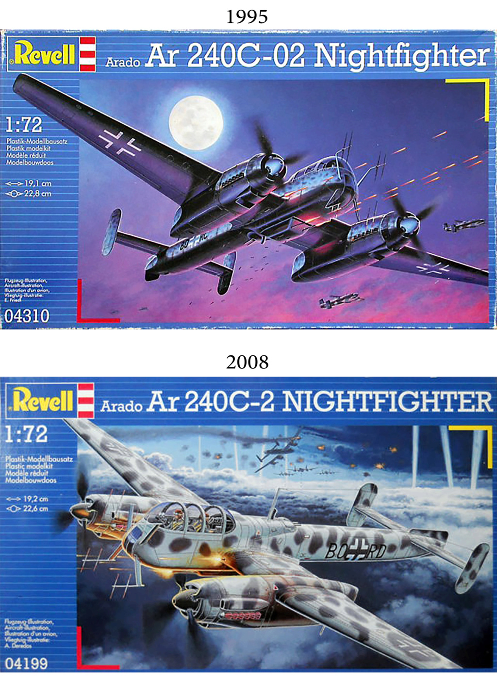 *1/72 Arado Ar.240 C-02 - Prototype chasseur de nuit Revell 12772511