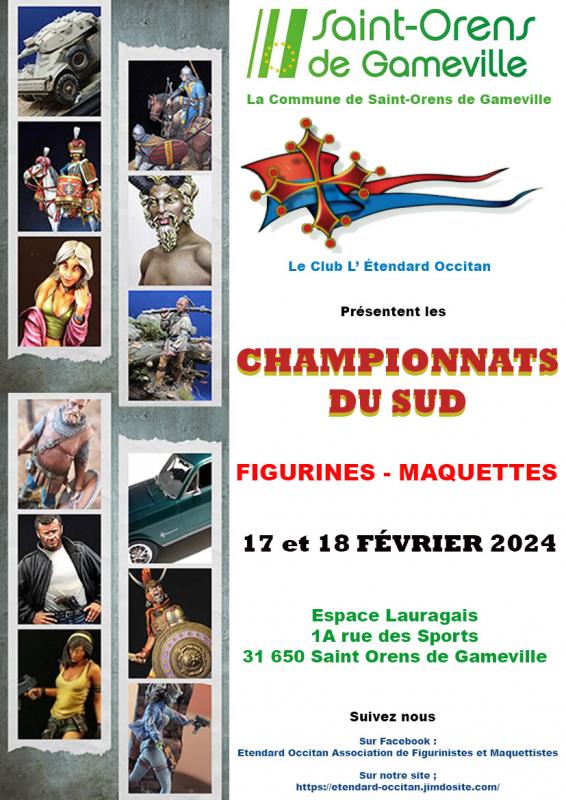 Expo maquettes/figurines dans le sud-ouest, St.Orens-de-Gameville 17&18 Fév.2024 Etenda10