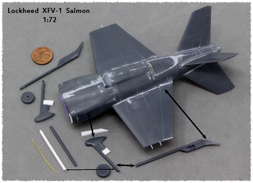 Lockheed XFV -1 Salmon - Lockheed XFV-1 "Salmon" (1:72 -Valom) 1er proto Img_9824