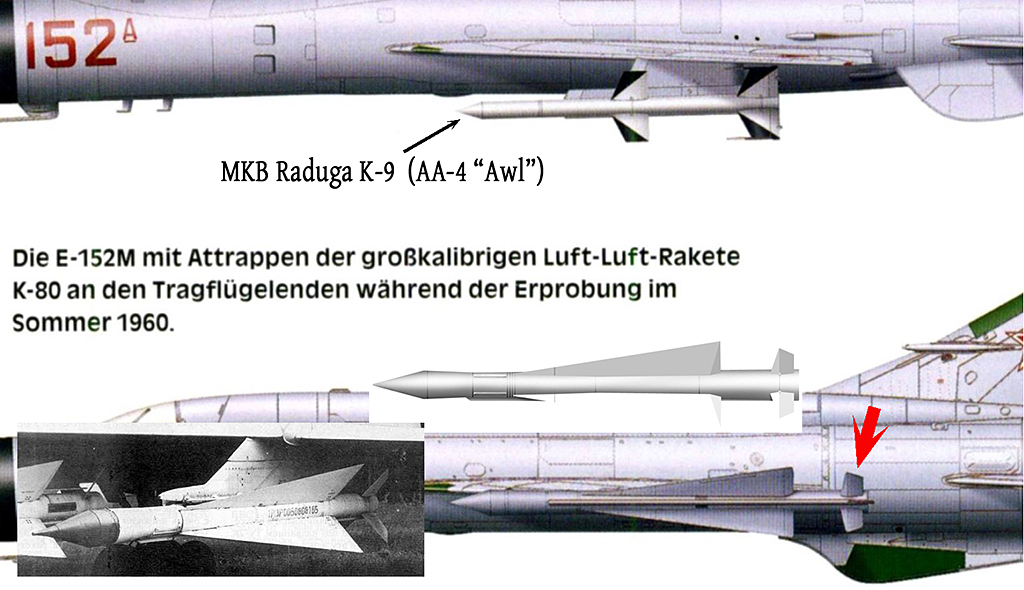 Mikoyan-Gourevitch E-152M  - Modelsvit #72030 - 1/72ème. Missil11