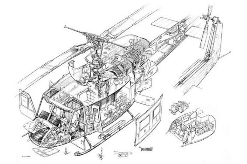 [Dragon] 1/35 - Bell UH-1D Huey Iroquois Vietnam  ... with goddamn good music from the seventies ! - Page 5 Plan_c12