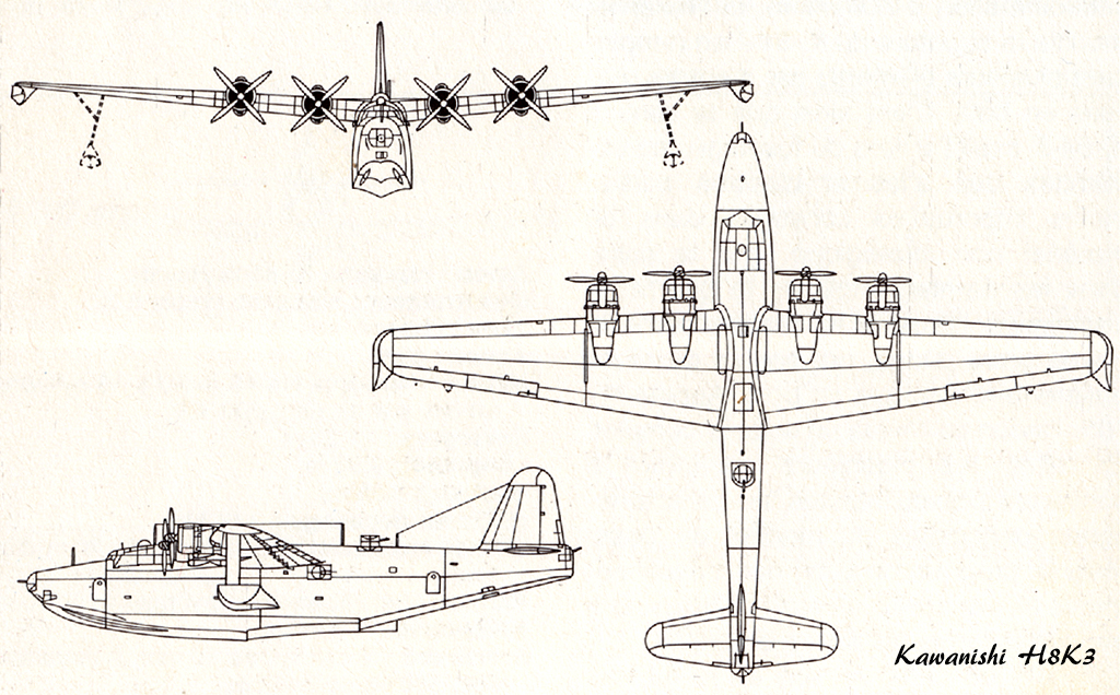 Kawanishi H8K-2 Mk.12 "Emily" - LS - 1/144ème Plan_h11