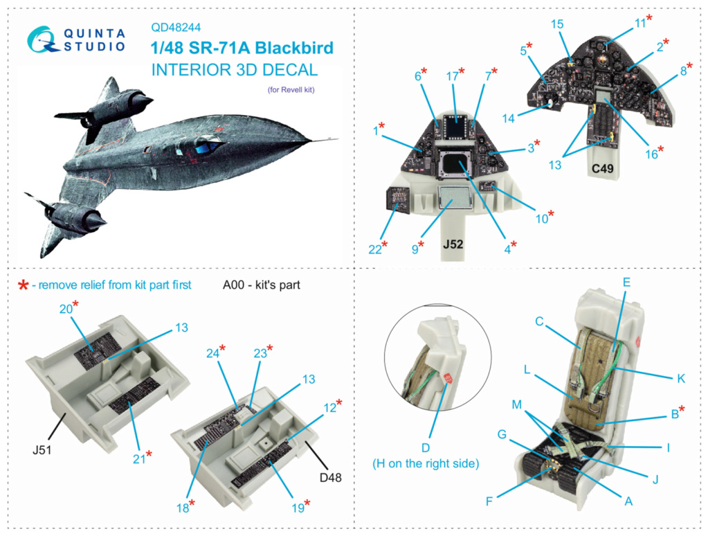 [Revell] Lockheed SR-71A Blackbird Qd482411