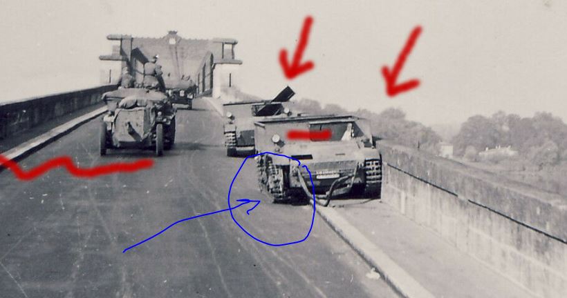 Le mystère du blindé belge T13 aux ponts de Cubzac Captur95