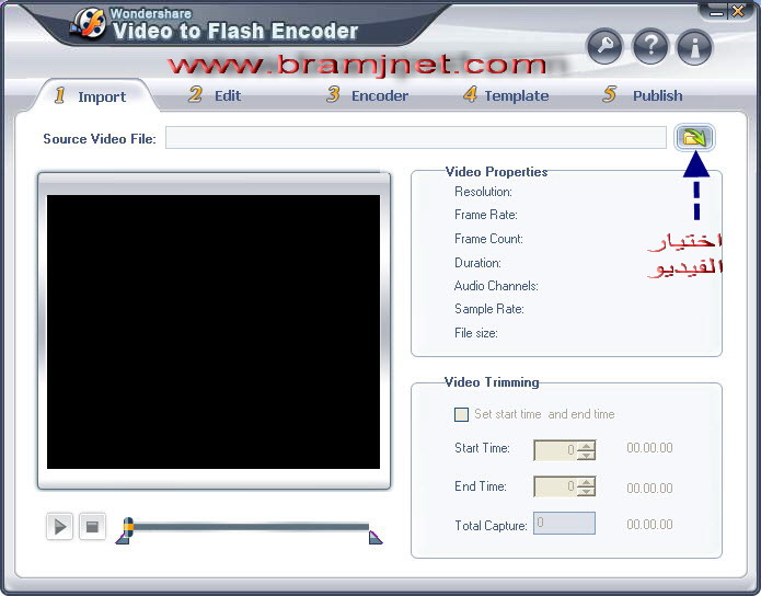  مع الشرح  W Video to Flash 3.0اسمك وصورة ومقدمة على الفيديو واعمله فلاش او شاشة توقف او ملف EXE 110