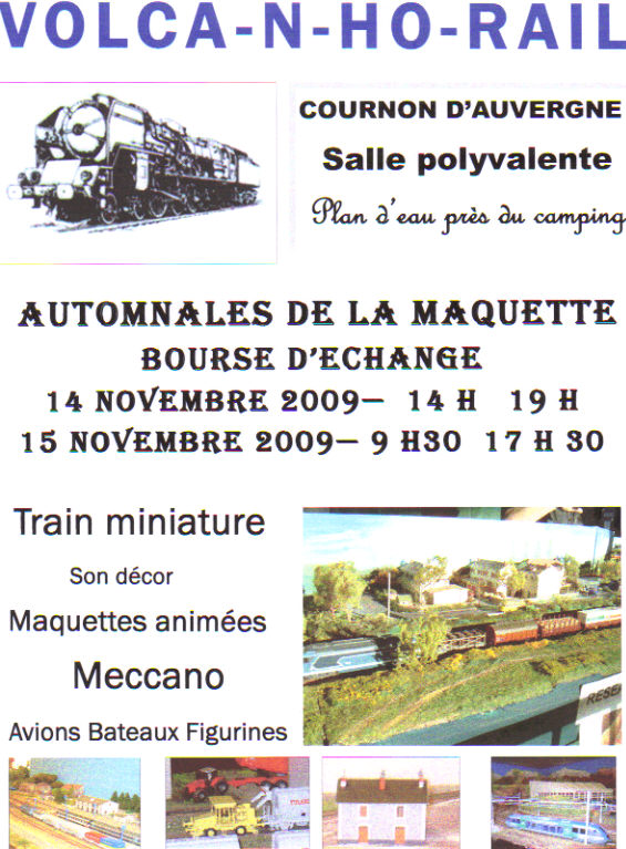 VOLCA-N-HO-RAIL Cournon d'auvergne (63) 14 et 15 Nov 2009 Affich10