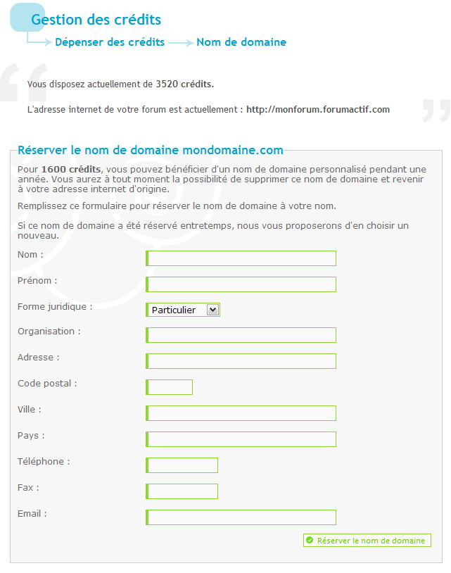 Nom de domaine info 115