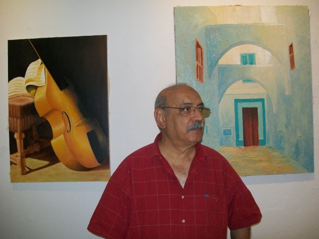 les artistes peintres Ahmed Hmida et Khaled miled Hmida10