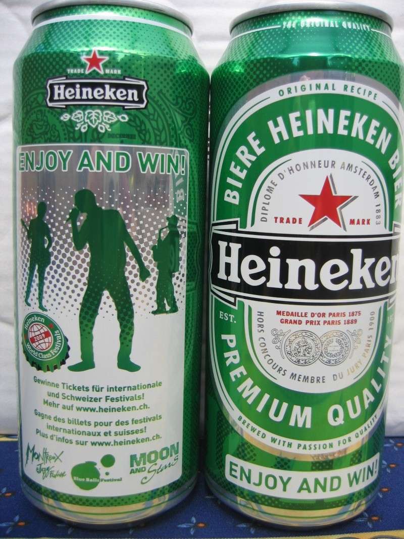 Swiss new can : HEINEKEN 05910