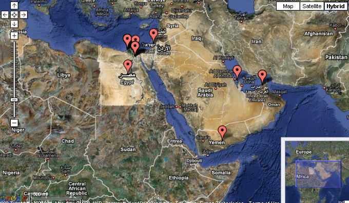 صور لخرائط من جوجل تكشف أماكن المتصلون بالمنتدي في العالم Gmaps discover who is online on  Wessam The EducationalForum Map511