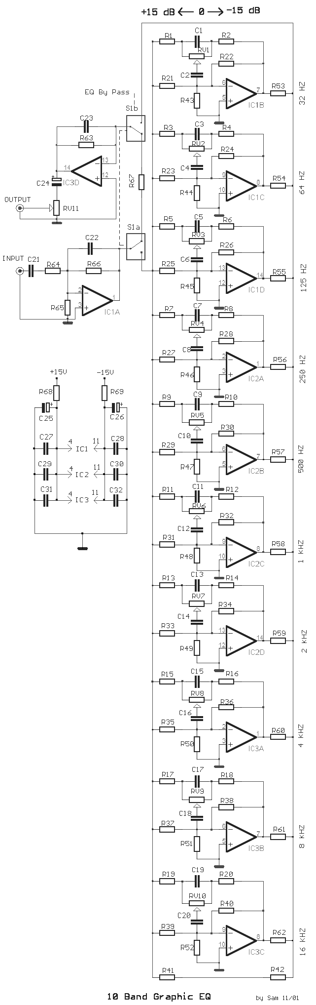 10 Band Graphic Equalizer ايكولايزر 10 قنوات Eq_10_10