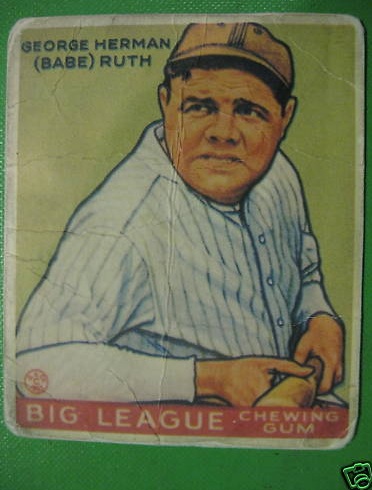 Another real or fake - '33 Goudey Ruth? Goudey10