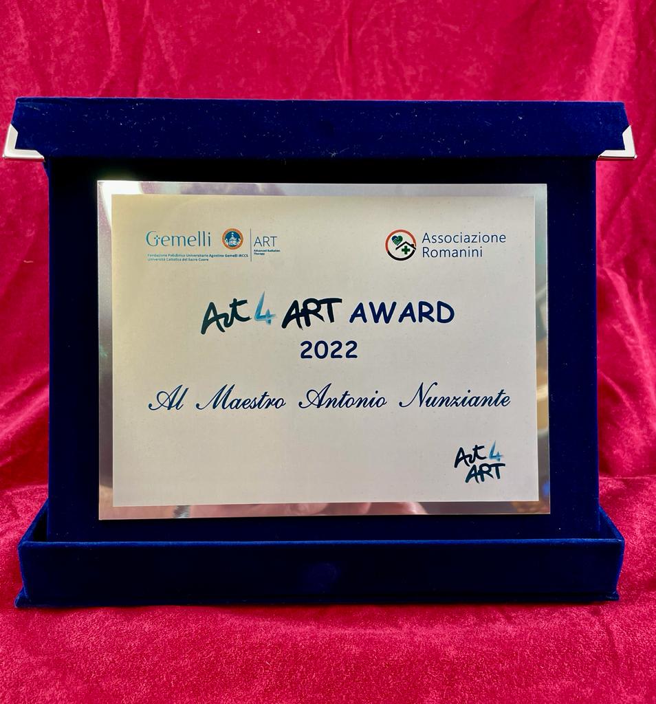 Art 4 Art Award al Maestro Nunziante - Maggio 2020 Art110