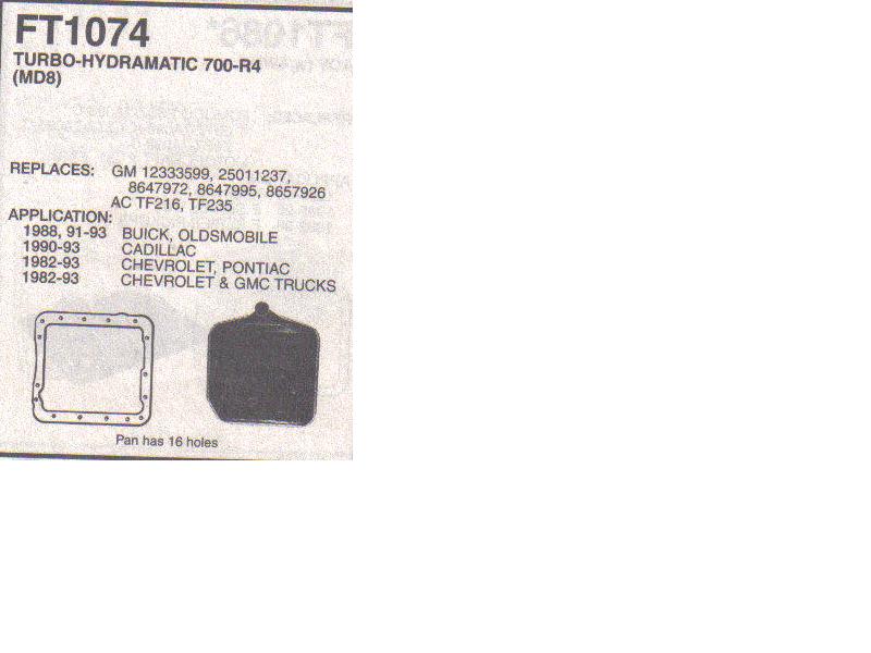 Auto Trans Identification 70010