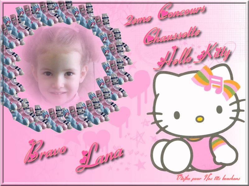 concours chaussette hello kitty 1554-h11