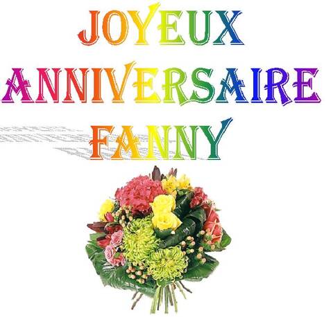 Joyeux Anniversaire Fanny Joyeux Anniversaire Fanny