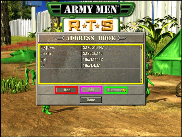     ARMY MEN RTS +       +      +   610