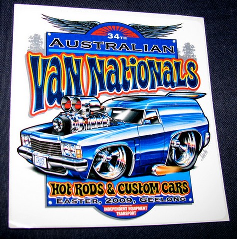 Limited Van Nats items for sale.. Sticke10