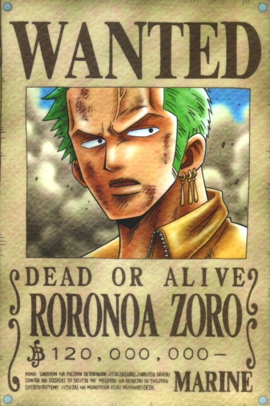 Zoro [Fini] Wanted10