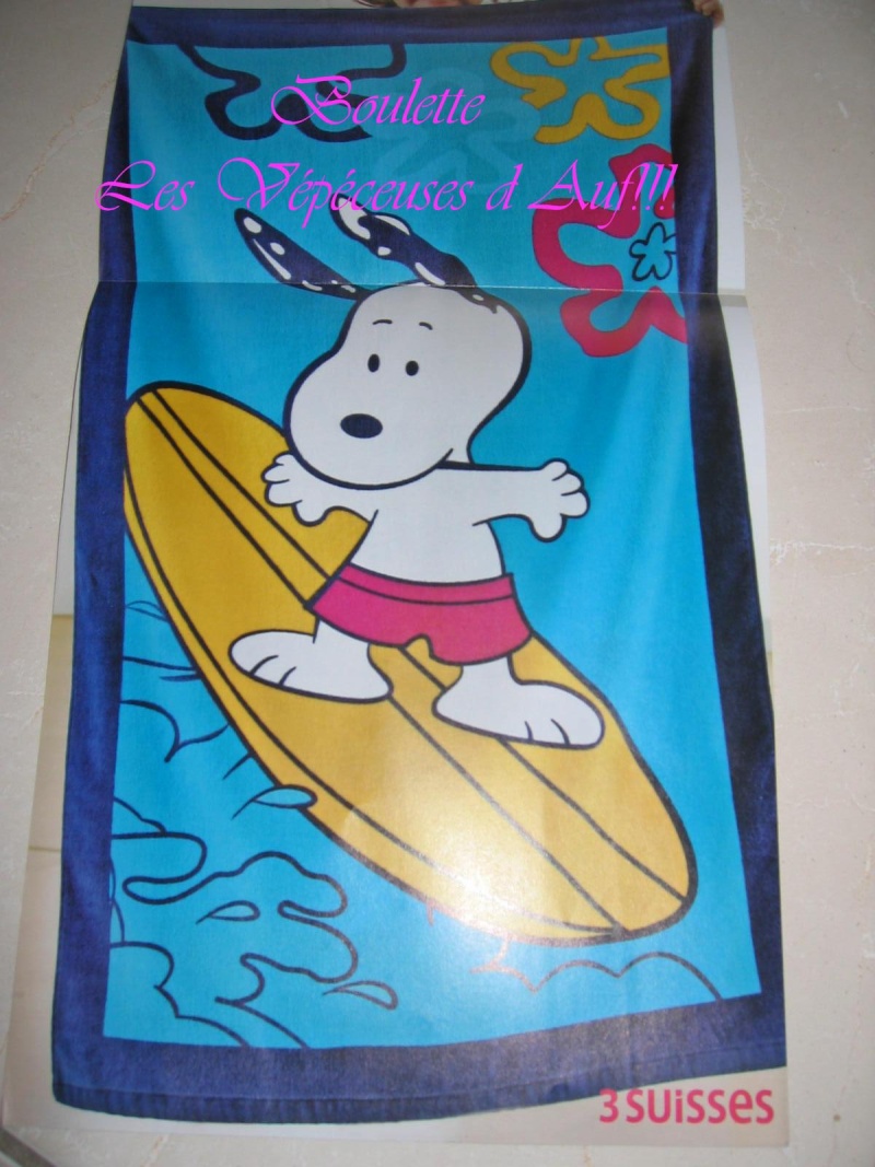 Drap de bain Snoopy + fdp=0 + -20% Lily_747