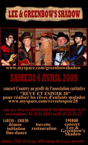 country - LEE & GREENBOWS SHADOW à Chateauneuf en Thymerais 04/04 Affich12