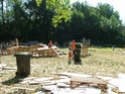 Dukendam 2009 Fotos van Laurens Zondag hout sjouwen, hutten bouwen Dscf6566