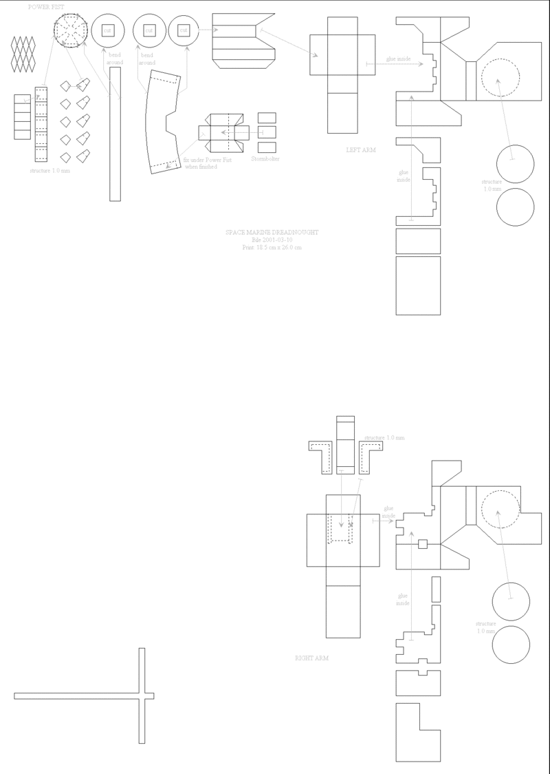 Plan pour Scratch-build. Dreadn11