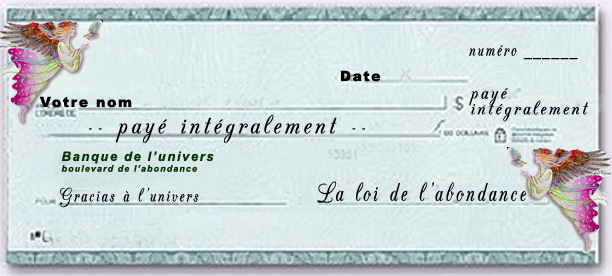 CHEQUE D'ABONDANCE Cheque11